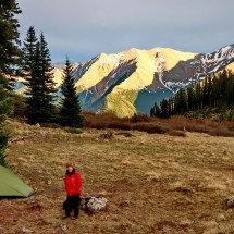 Our camp on the Black Cloud Trail to Mount Elbert